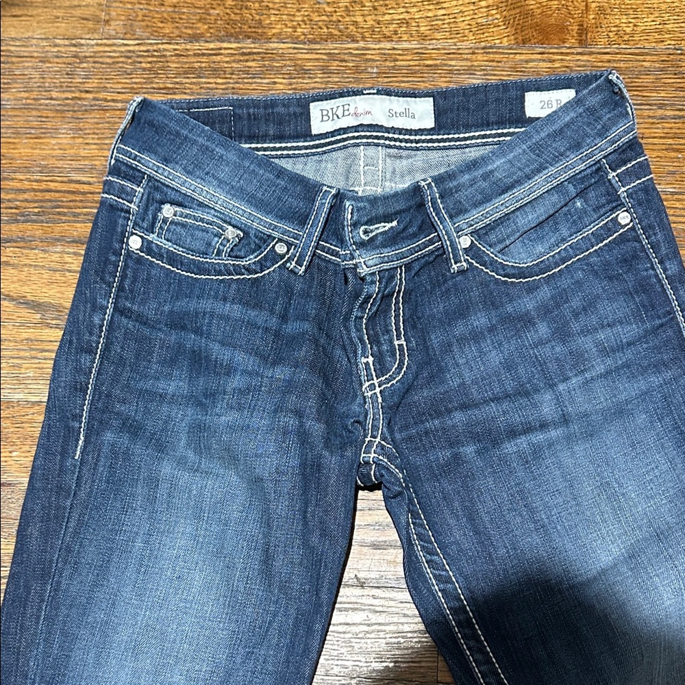 BKE Indigo Flare Jeans - Picture 3 of 7